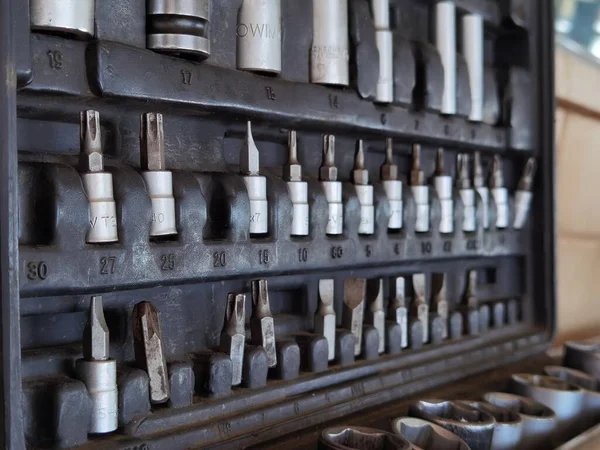 Schraubendreher Koffer Für Kfz Reparatur Und Service Werkzeuge — Stockfoto