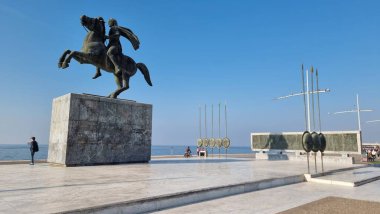 Auutmn 'daki büyük Selanik Yunanı Alexander.