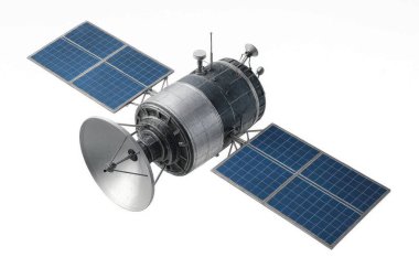 arkaplan için izole edilmiş uydu alanı