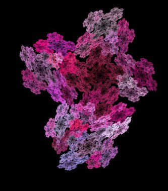 3B biçimlendirme soyut dijital tasarım deseni yazdırma