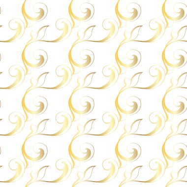 Retro süsleme antika akanthus. Kusursuz desen.