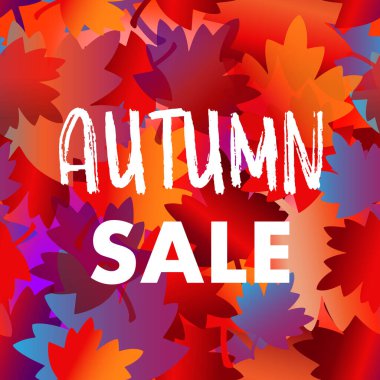 Sonbaharı karşılamak arka plan davetiye kartı bırakır