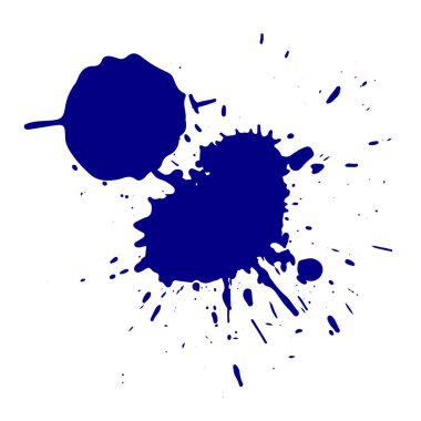 Grunge soyut mürekkep sıçratır mesaj pankartları