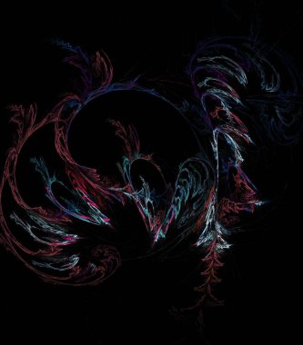 3B biçimlendirme soyut dijital tasarım deseni yazdırma