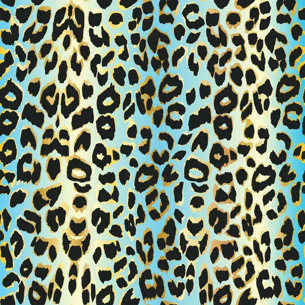 Леопардова шкіра Безшовний візерунок Тварини векторний принт — стоковий вектор