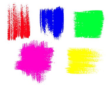 Grunge soyut mürekkep sıçratır mesaj pankartları