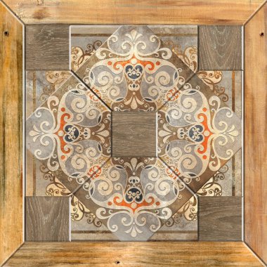 Dijital fayans tasarımı seramik duvar damasyon dekorasyonu