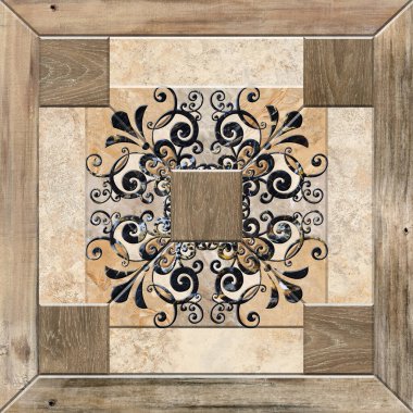 Dijital fayans tasarımı seramik duvar damasyon dekorasyonu