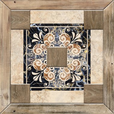 Dijital fayans tasarımı seramik duvar damasyon dekorasyonu