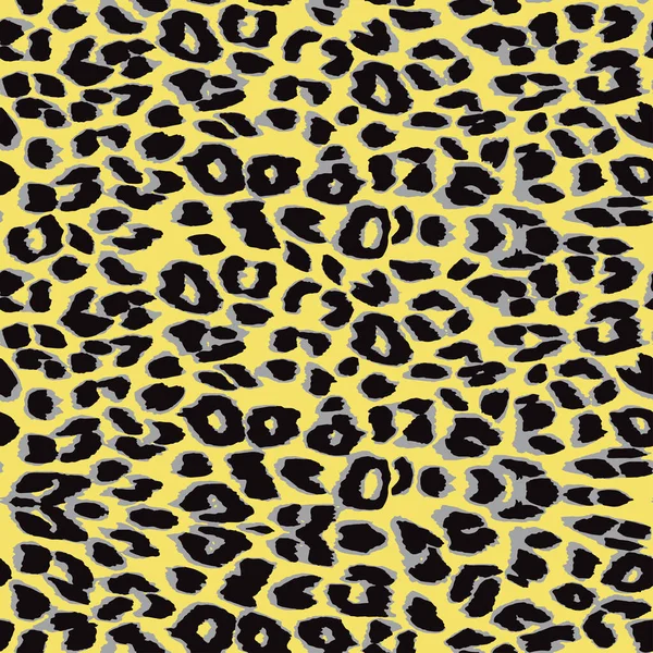Leopard-Geparden-Hintergrund. Nahtloses Muster. Tierabdruck. — Stockvektor