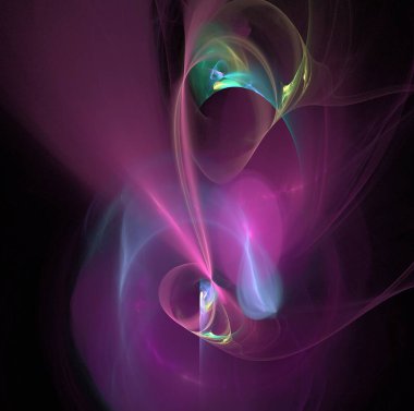 3D görüntüleme soyut dijital arkaplan. Tekstil ve tasarım için desen. Fraktal hiç bitmeyen bir model. Soyut Bilgisayar Fraktal Tasarımı.