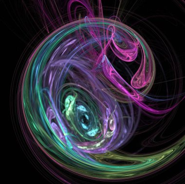 3D görüntüleme soyut dijital arkaplan. Tekstil ve tasarım için desen. Fraktal hiç bitmeyen bir model. Soyut Bilgisayar Fraktal Tasarımı.