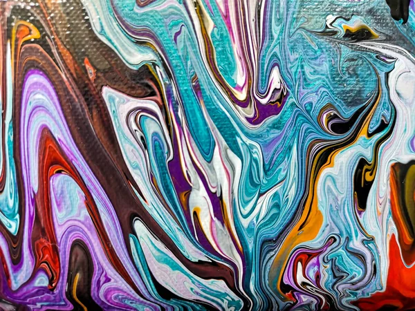 Luxury Fliud Art Abstract Modne Kolorowe Tło Papier Ścianę Mody — Zdjęcie stockowe