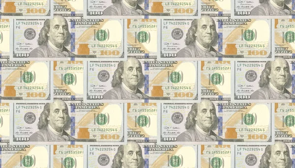 Achtergrond Van Amerikaanse Dollarbankbiljetten — Stockfoto