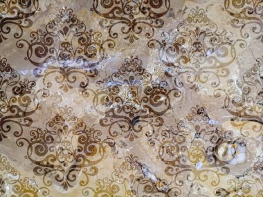 Dijital fayans tasarımı. 3D rengarenk seramik duvar ve döşeme döşemeleri dekorasyonu. 