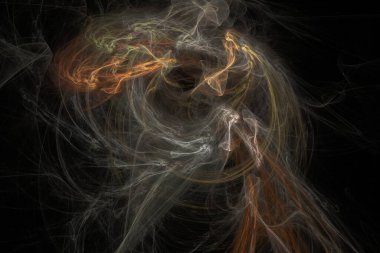 3D görüntüleme soyut dijital arkaplan. Tekstil ve tasarım için desen. Fraktal hiç bitmeyen bir model. Soyut Bilgisayar Fraktal Tasarımı.