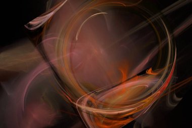 3D görüntüleme soyut dijital arkaplan. Tekstil ve tasarım için desen. Fraktal hiç bitmeyen bir model. Soyut Bilgisayar Fraktal Tasarımı.