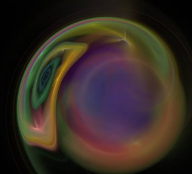 3D görüntüleme soyut dijital arkaplan. Fraktal hiç bitmeyen bir desen. 