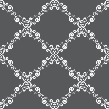 Vector damask klasik barok parşömen tomarı girdabı. Viktorya dönemi monogram heraldik kalkan girdabı. Retro çiçek yaprağı desenli kenar yeşilliği antik akanthus kaligrafi oymalı dövme. Döşeme dekor ögesi