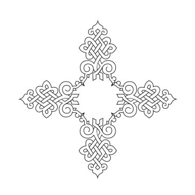 Vector damask klasik barok parşömen tomarı girdabı. Viktorya dönemi monogram heraldik kalkan girdabı. Retro çiçek yaprağı desenli kenar yeşilliği antik akanthus kaligrafi oymalı dövme. Döşeme dekor ögesi