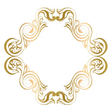 Vector damask klasik barok parşömen tomarı girdabı. Viktorya dönemi monogram heraldik kalkan girdabı. Retro çiçek yaprağı desenli kenar yeşilliği antik akanthus kaligrafi oymalı dövme. Döşeme dekor ögesi