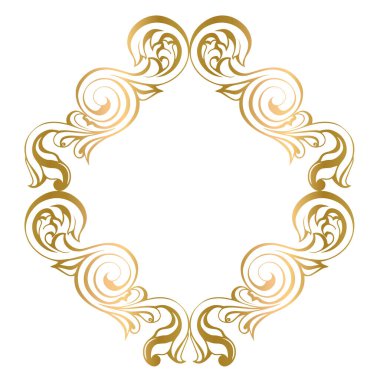 Vector damask klasik barok parşömen tomarı girdabı. Viktorya dönemi monogram heraldik kalkan girdabı. Retro çiçek yaprağı desenli kenar yeşilliği antik akanthus kaligrafi oymalı dövme. Döşeme dekor ögesi