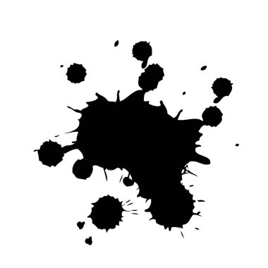 Renkli mürekkep sıçraması. Grunge sıçrıyor. Soyut arkaplan. Grunge metin pankartları