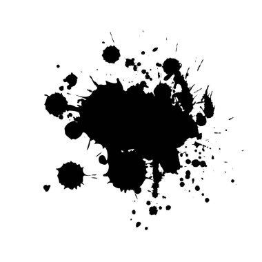 Renkli mürekkep sıçraması. Grunge sıçrıyor. Soyut arkaplan. Grunge metin pankartları