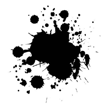 Renkli mürekkep sıçraması. Grunge sıçrıyor. Soyut arkaplan. Grunge metin pankartları