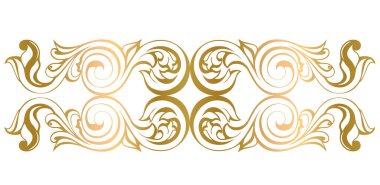 Vector damask klasik barok parşömen tomarı girdabı. Viktorya dönemi monogram heraldik kalkan girdabı. Retro çiçek yaprağı desenli kenar yeşilliği antik akanthus kaligrafi oymalı dövme. Döşeme dekor ögesi