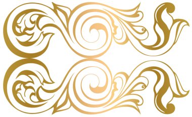 Vector damask klasik barok parşömen tomarı girdabı. Viktorya dönemi monogram heraldik kalkan girdabı. Retro çiçek yaprağı desenli kenar yeşilliği antik akanthus kaligrafi oymalı dövme. Döşeme dekor ögesi