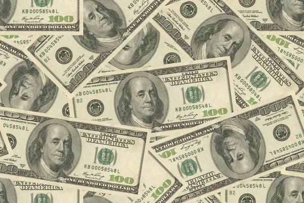 Amerikaanse Dollar Achtergrond Naadloos Patroon Illustratie Print — Stockfoto