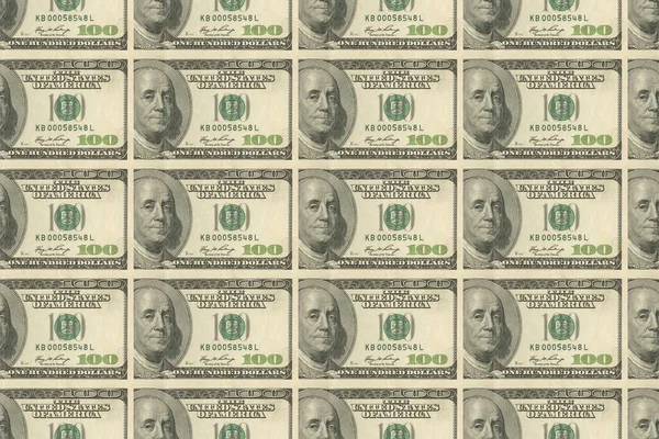 Amerikan Doları Arkaplan Kusursuz Desen Illüstrasyon Baskısı — Stok fotoğraf