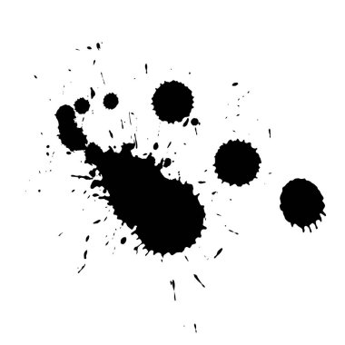 Mürekkep sıçraması. Grunge sıçrıyor. Soyut arkaplan. Grunge metin pankartları