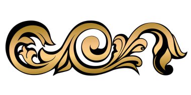 Vector damask klasik barok parşömen tomarı girdabı. Viktorya dönemi monogram heraldik kalkan girdabı. Retro çiçek yaprağı desenli kenar yeşilliği antik akanthus kaligrafi oymalı dövme. Döşeme dekor ögesi