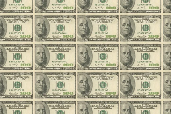 Usa Dollar Bakgrund Sömlös Mönster Illustrationstryck — Stockfoto