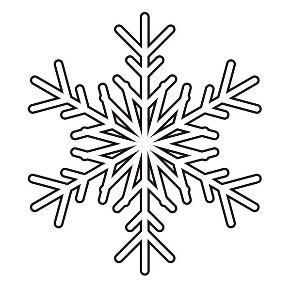 Icono Del Copo Nieve Aislado Ilustración Vectorial Para Web — Vector de stock