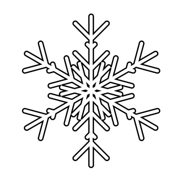 Icono Del Copo Nieve Aislado Ilustración Vectorial Para Web — Vector de stock
