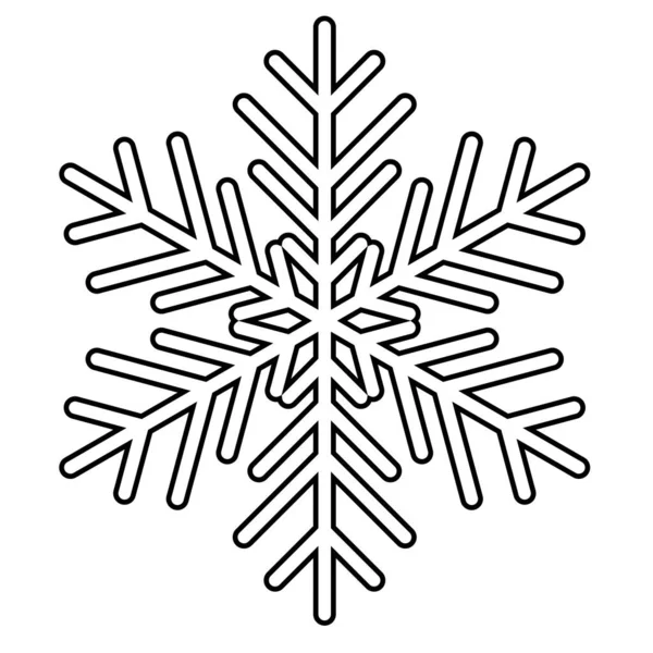 Icono Del Copo Nieve Aislado Ilustración Vectorial Para Web — Vector de stock