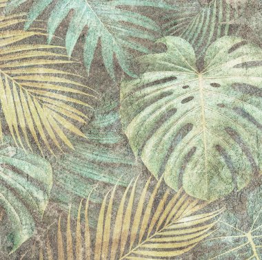 Soyut grunge desenli duvar arkaplanı. Seramik fayans için arka plan. Dijital fayans tasarımı. Renkli seramik duvar fayansları. Soyut damaske yama kalıbı