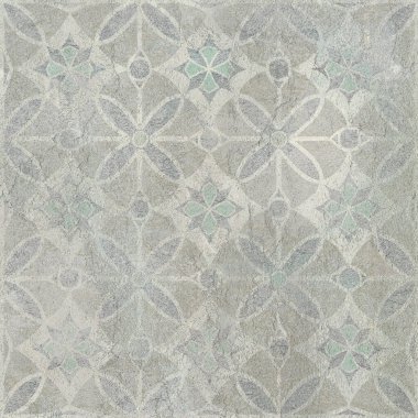 Süs ve parmak izleriyle birlikte beton bir duvar. Dijital fayans tasarımı. 3 boyutlu rengarenk seramik duvar döşemeleri dekorasyonu. Soyut damaske yama arkaplanı