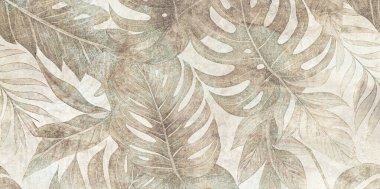 Soyut grunge desenli duvar arkaplanı. Seramik fayans için arka plan. Dijital fayans tasarımı. Renkli seramik duvar fayansları. Soyut damaske yama kalıbı