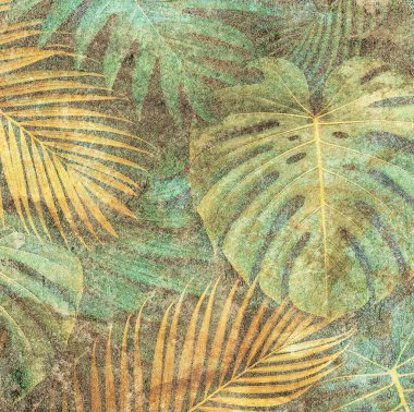 Soyut grunge desenli duvar arkaplanı. Seramik fayans için arka plan. Dijital fayans tasarımı. Renkli seramik duvar fayansları. Soyut damaske yama kalıbı