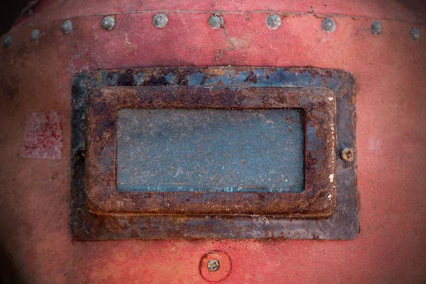 Old welder mask with rusty — Stock Photo, Image