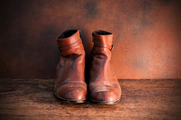 Nature morte femme brun chaussures — Photo