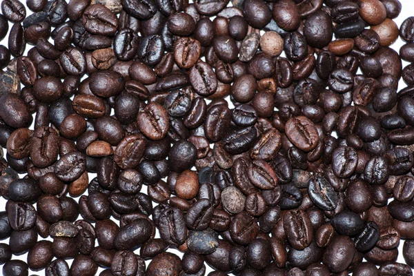 Café brun, texture de fond, gros plan — Photo