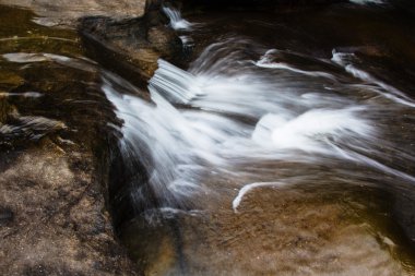 soi sawan şelale parçası. pha taem ubon ratchathani Tayland Ulusal Parkı