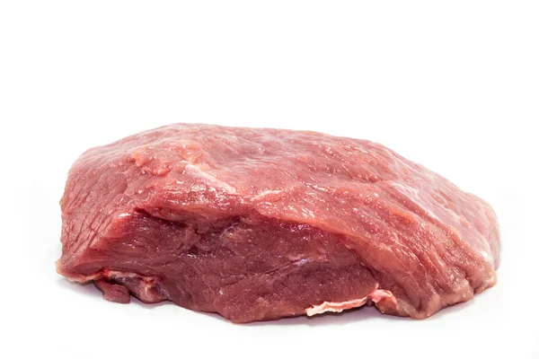 Carne cortada em pedaços — Fotografia de Stock
