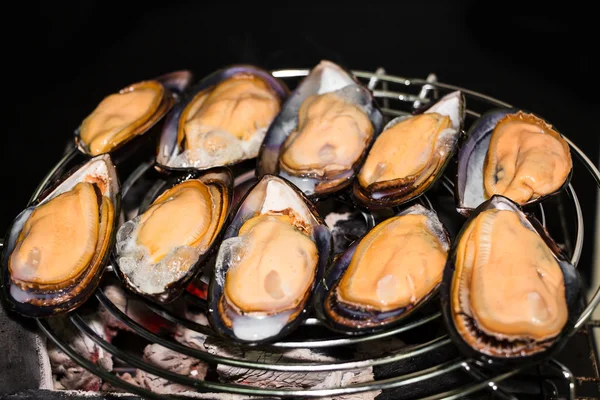 Mejillones a la plancha — Foto de Stock