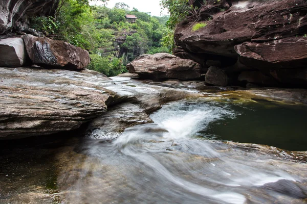 Waterfall in park — Stock Photo, Image